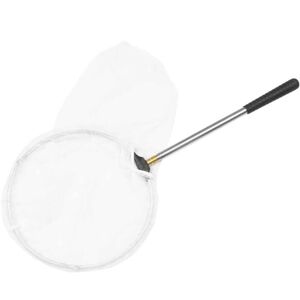White Party Fish Net with Black Handle